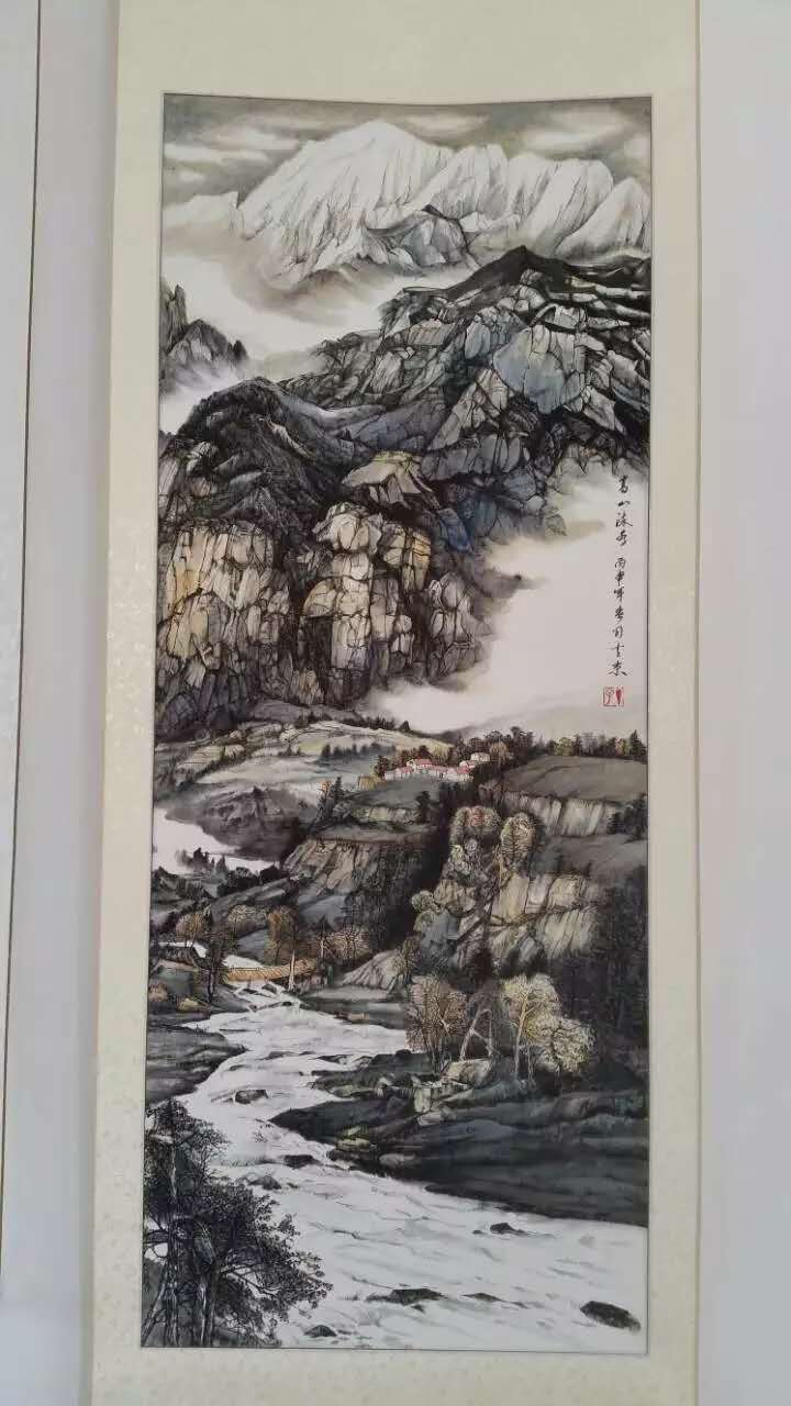 丁坐京绘画作品欣赏